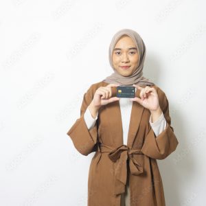 Veste longue d’hiver pour femme avec Hijab