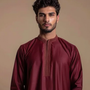 Qamis en coton pour homme de haute qualité